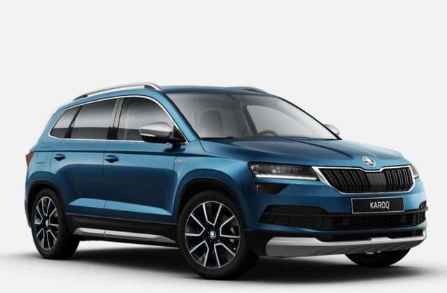 Skoda Karoq 2.0 TDI 150 DSG 4×4 Scout LED Nav AHK -  Leasing ohne Anzahlung - 332,00 €