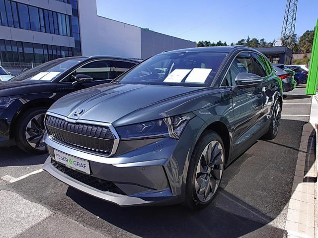 Skoda Enyaq iV 80 – NAVI,LEDER,AHK,LED,KESSY,pACC,SHZ -  Leasing ohne Anzahlung - 0,00 €