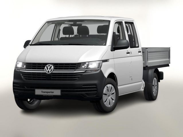Volkswagen Transporter 6.1 Pritschenwagen T6.1 Pritsche DoKa 2.0 TDI 110 L2 Klima Temp -  Leasing ohne Anzahlung - 453,00 €